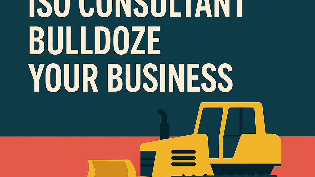 Don’t Let Your ISO 9001 Consultant Bulldoze Your Business